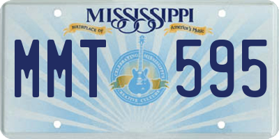MS license plate MMT595