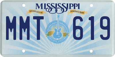 MS license plate MMT619