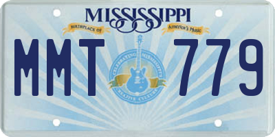 MS license plate MMT779