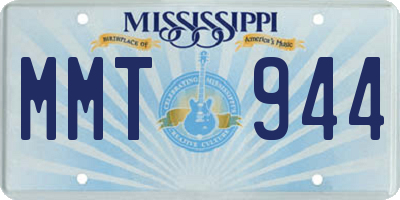 MS license plate MMT944