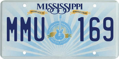 MS license plate MMU169