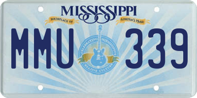 MS license plate MMU339