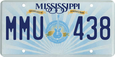 MS license plate MMU438