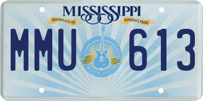 MS license plate MMU613