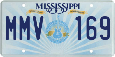 MS license plate MMV169