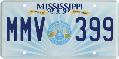 MS license plate MMV399