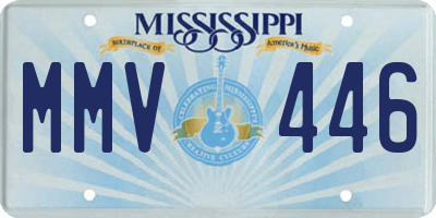 MS license plate MMV446