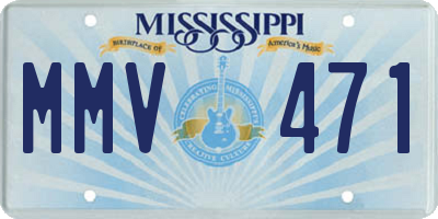 MS license plate MMV471