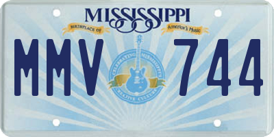 MS license plate MMV744