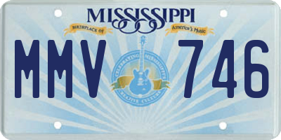 MS license plate MMV746