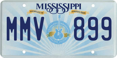 MS license plate MMV899