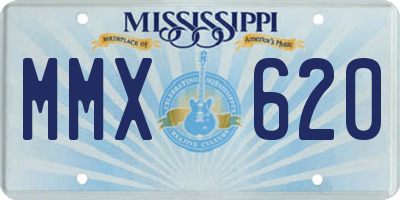 MS license plate MMX620