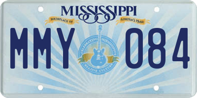 MS license plate MMY084