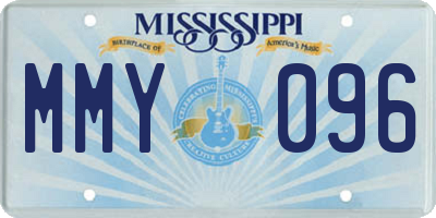 MS license plate MMY096