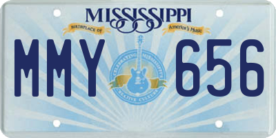 MS license plate MMY656