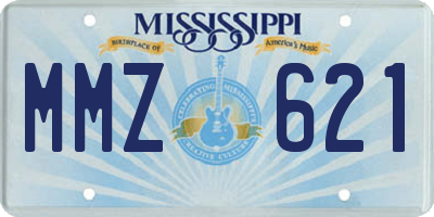 MS license plate MMZ621