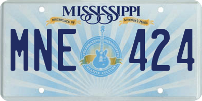 MS license plate MNE424