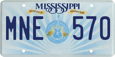 MS license plate MNE570