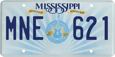 MS license plate MNE621