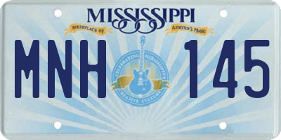 MS license plate MNH145