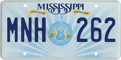 MS license plate MNH262