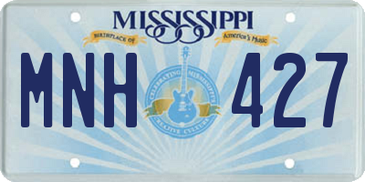 MS license plate MNH427