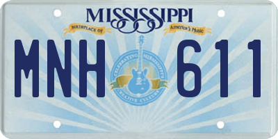 MS license plate MNH611