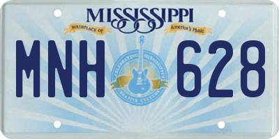MS license plate MNH628