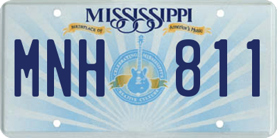 MS license plate MNH811