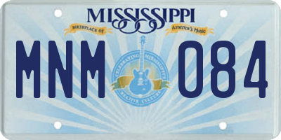 MS license plate MNM084