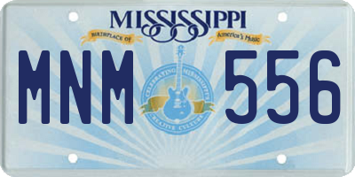 MS license plate MNM556
