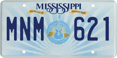 MS license plate MNM621