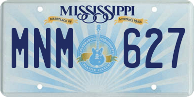 MS license plate MNM627