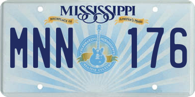 MS license plate MNN176