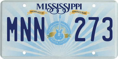 MS license plate MNN273