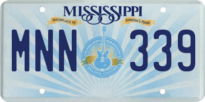 MS license plate MNN339
