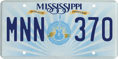 MS license plate MNN370