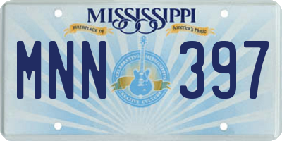 MS license plate MNN397