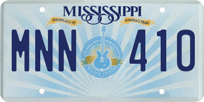 MS license plate MNN410