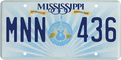 MS license plate MNN436