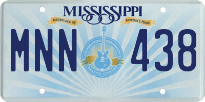 MS license plate MNN438