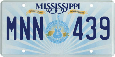 MS license plate MNN439