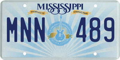 MS license plate MNN489