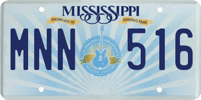 MS license plate MNN516
