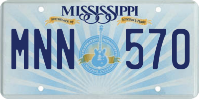 MS license plate MNN570