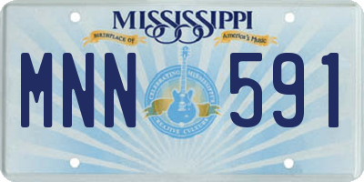 MS license plate MNN591
