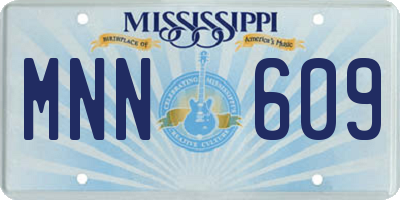 MS license plate MNN609