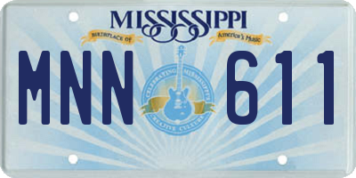 MS license plate MNN611