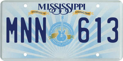 MS license plate MNN613