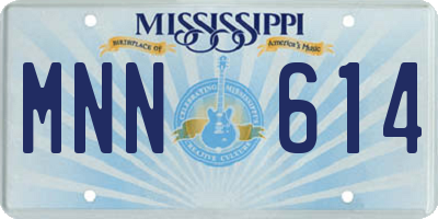MS license plate MNN614